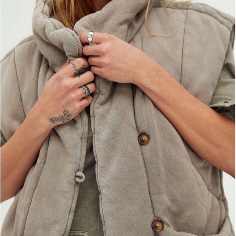 Free People Roll with us Quilted Jacket
